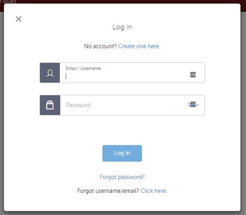 Create login or login using existing username
