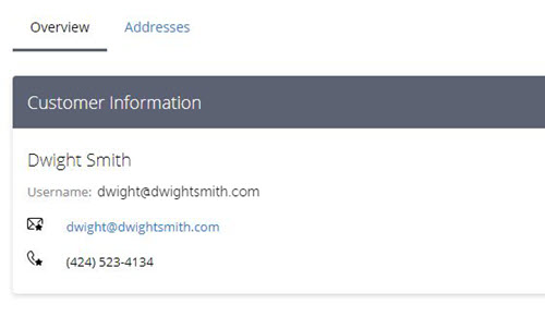 Customer Portal Overview