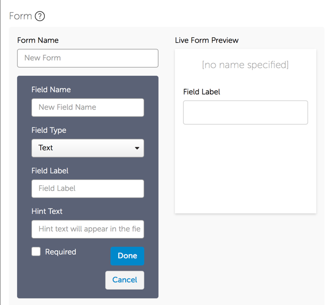 How To: Add Custom Form Fields to a Catalog Item