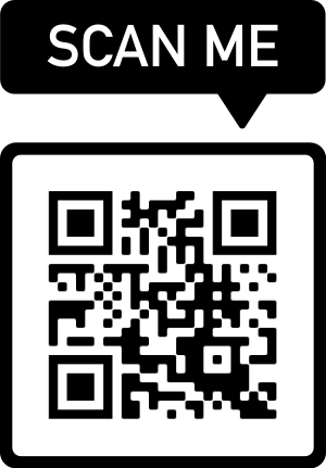 scannable QR code