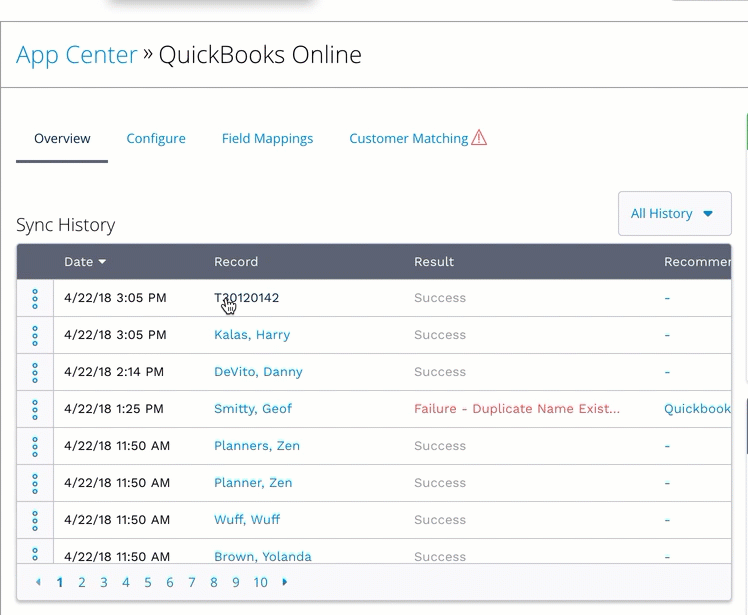 View Transaction Details